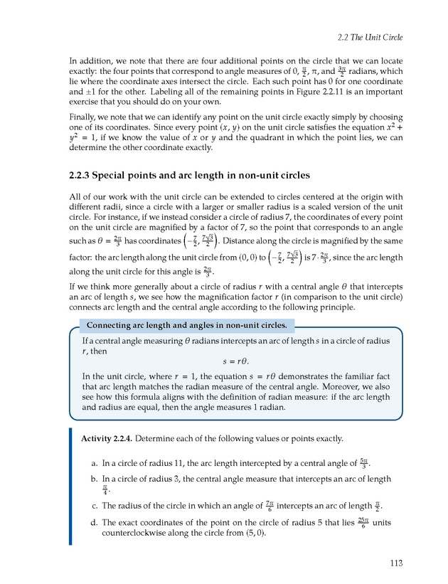 Active Preparation for Calculus - Page 113